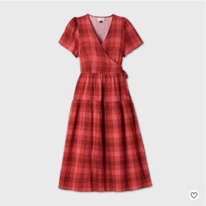 Target Universal Thread Short Sleeve Wrap Dress